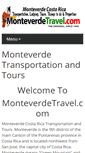 Mobile Screenshot of monteverdetravel.com